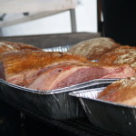 Pork prepared for smoking